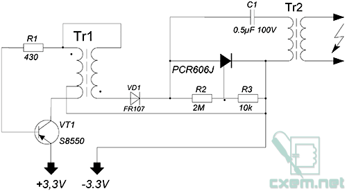 Pcr606j схема включения