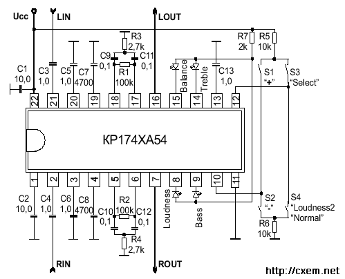 К174ха2 характеристики схема