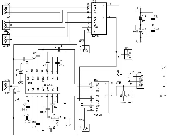 Hc4052 схема включения