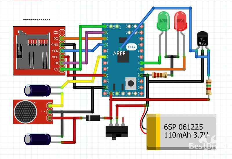 Дубликатор домофонных ключей на arduino uno схема