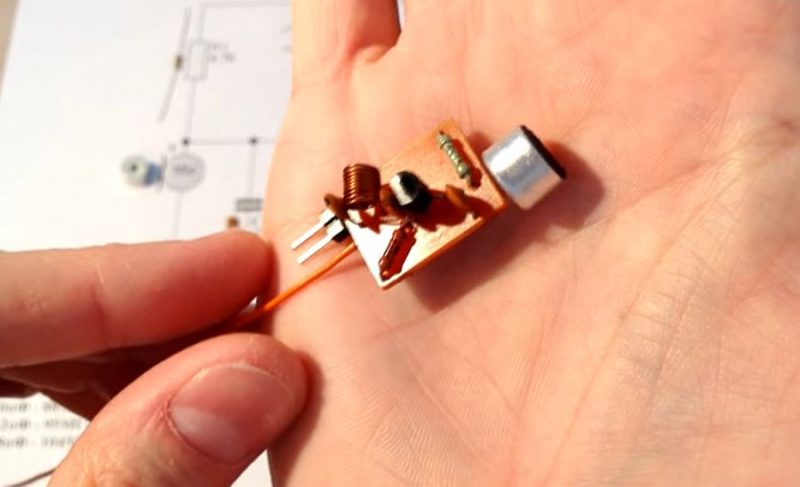 Простейший FM жучок на одном транзисторе своими руками