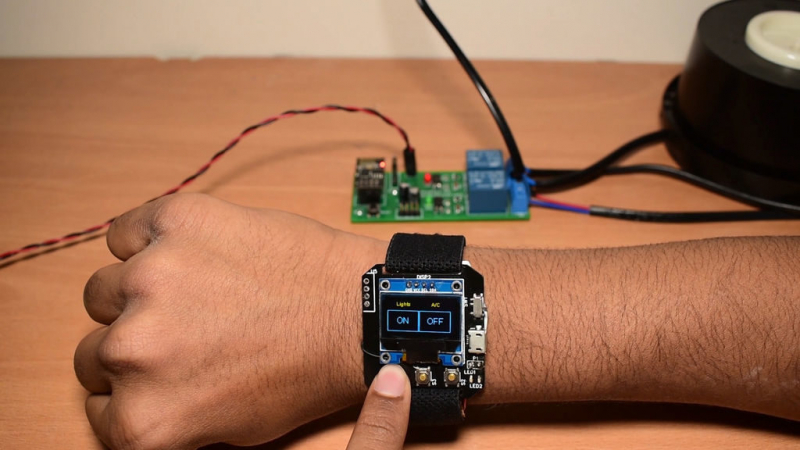 Смарт часы (smartwatch) на ESP-12E (ESP8266) своими руками