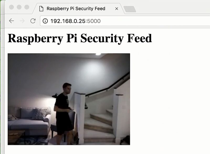 Умная охранная камера наблюдения на Raspberry Pi Zero