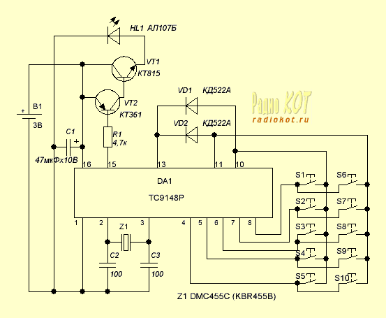 Sc9149a схема включения