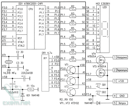 At89c52 24pi применение схемы