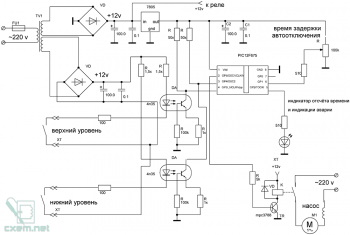 Схема таймера полива yl21025