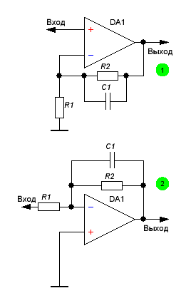Фнч на операционном усилителе схема