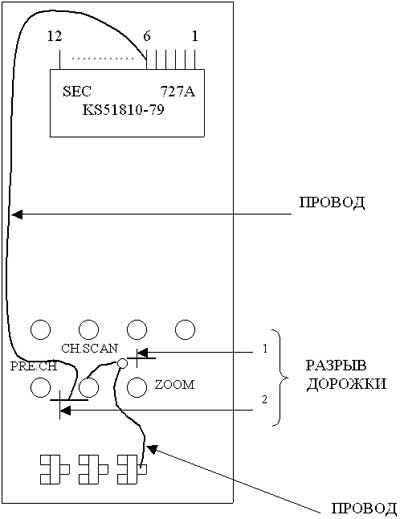 Схема телевизора рекорд