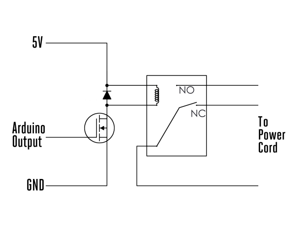 Релейный модуль для arduino схема