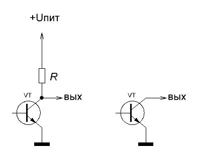 Схема с открытым коллектором принцип работы - 80 фото