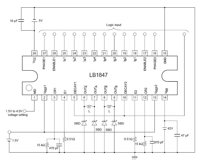 Lb1639 схема включения