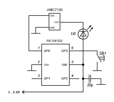 Amc7135 схема включения