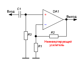 Коэффициент усиления усилителя на оу